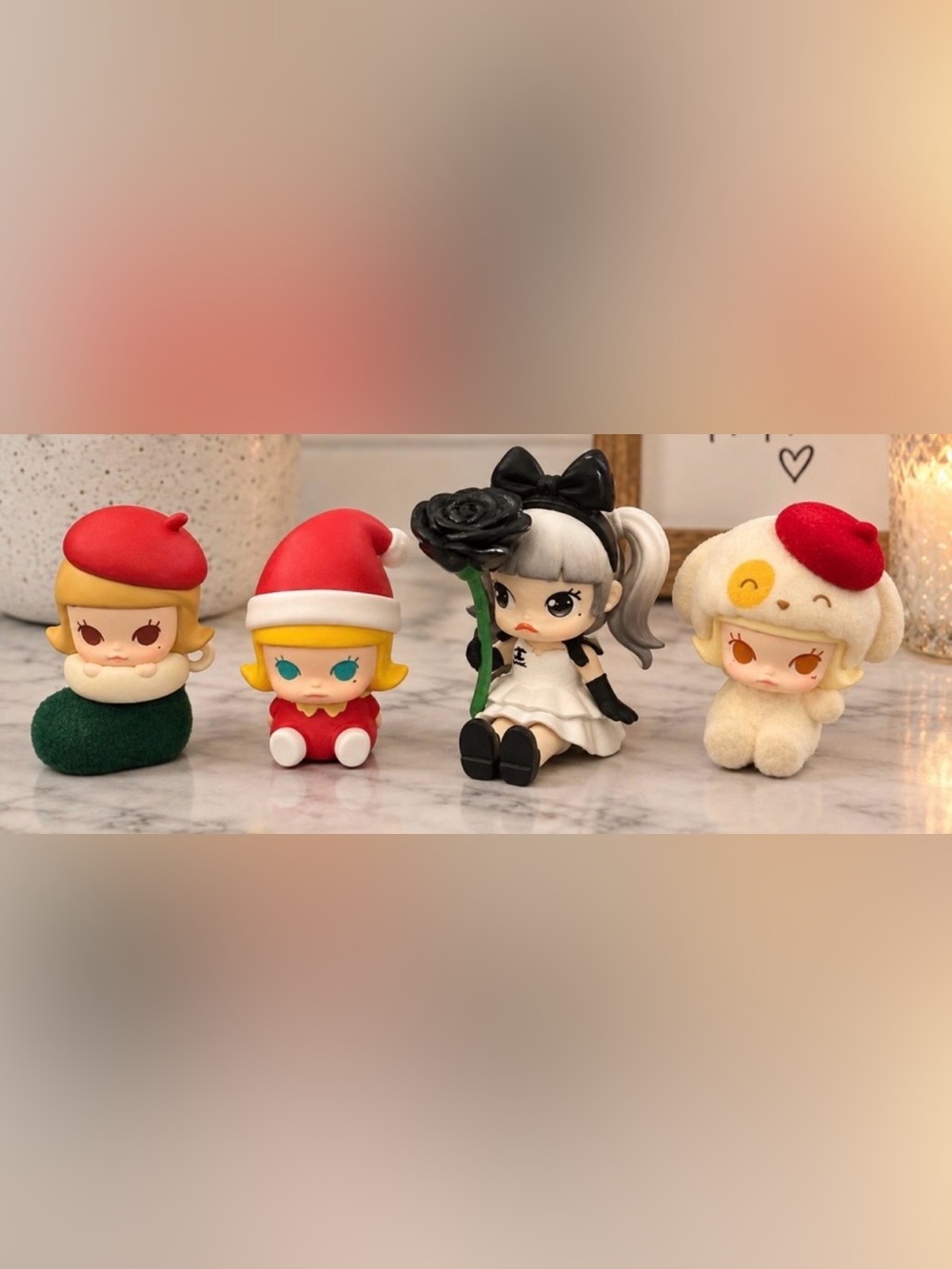Pop tart Molly beans lot of 4 Christmas sock, Sanrio, + more